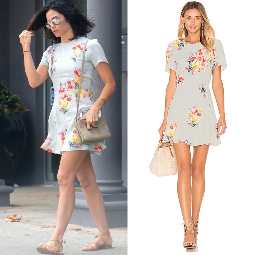 Privacy Please Henson Dress in Mint Floral Dress L - Picture 1 of 11